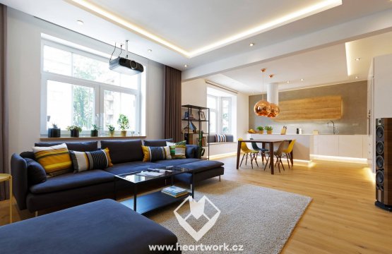 Interiér bytu v Brně - moderní design