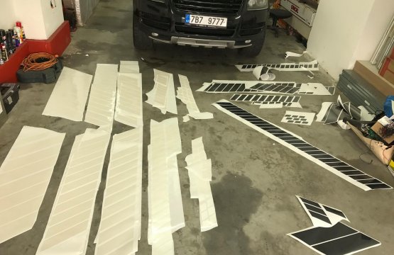 Polep našeho firemního vozu