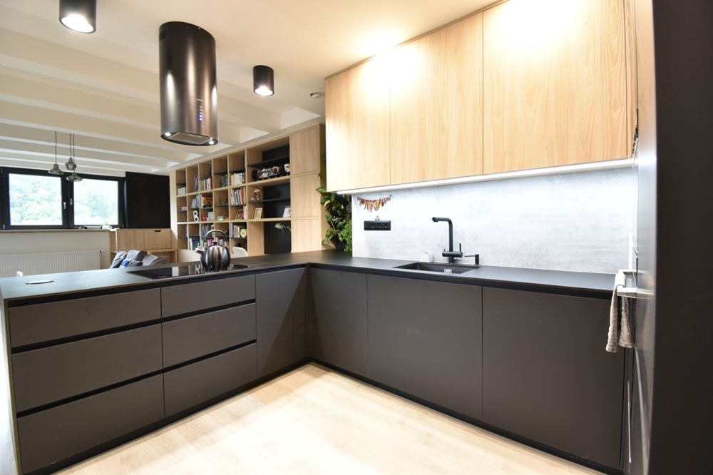 Kuchyně v matu Kuchyně v matu